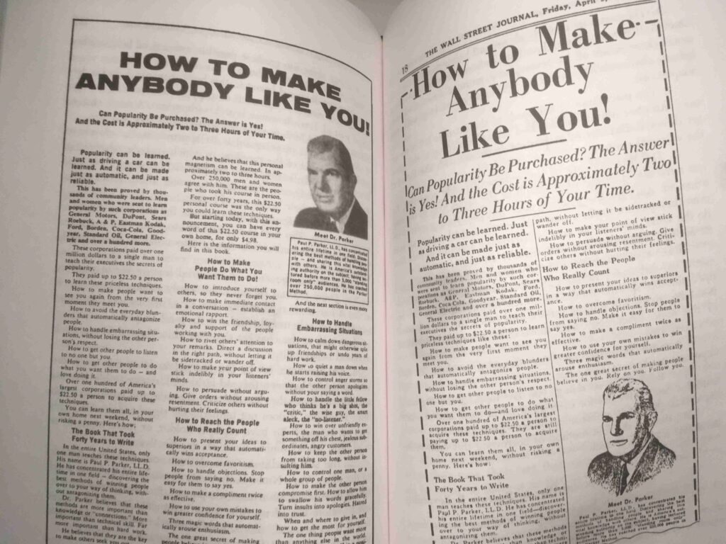 exemplo de texto normal versus advertorial