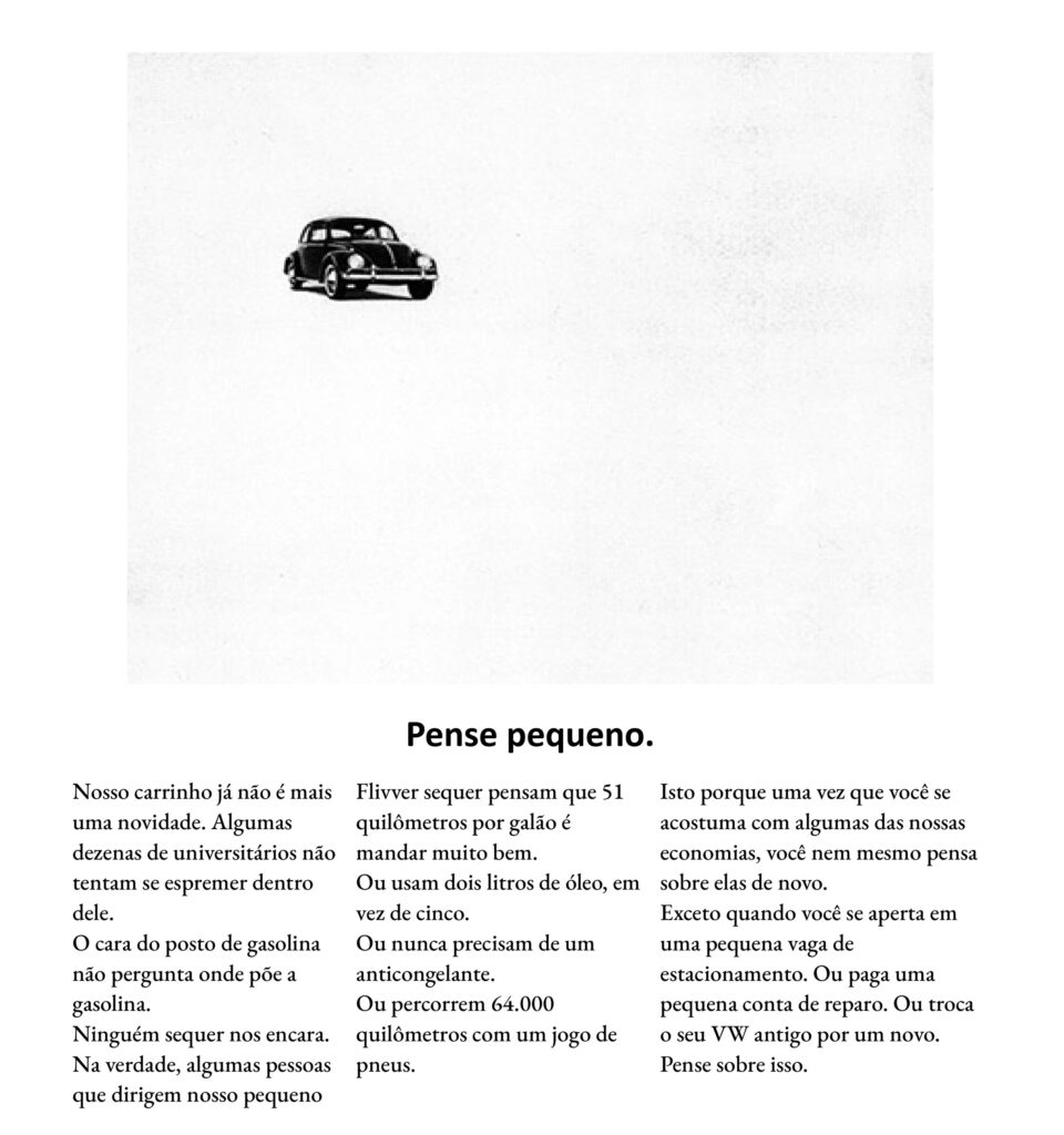 Think small traduzido