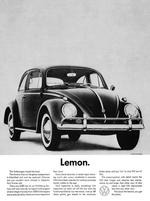 lemon - campanha volkswagen